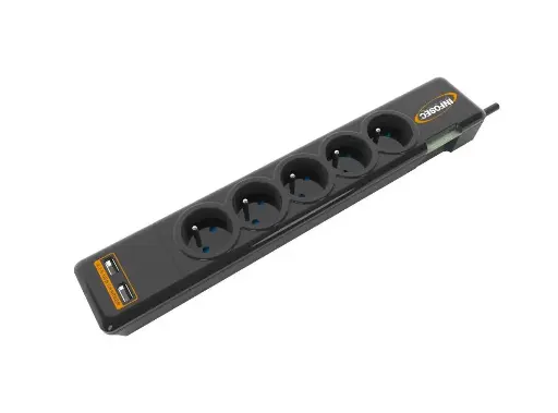 [61298N1] Multiprise parasurtenseur  S5 USB NEO (Parafoudre) 